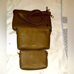 Leather pouches from Mina Baie NEVER USED